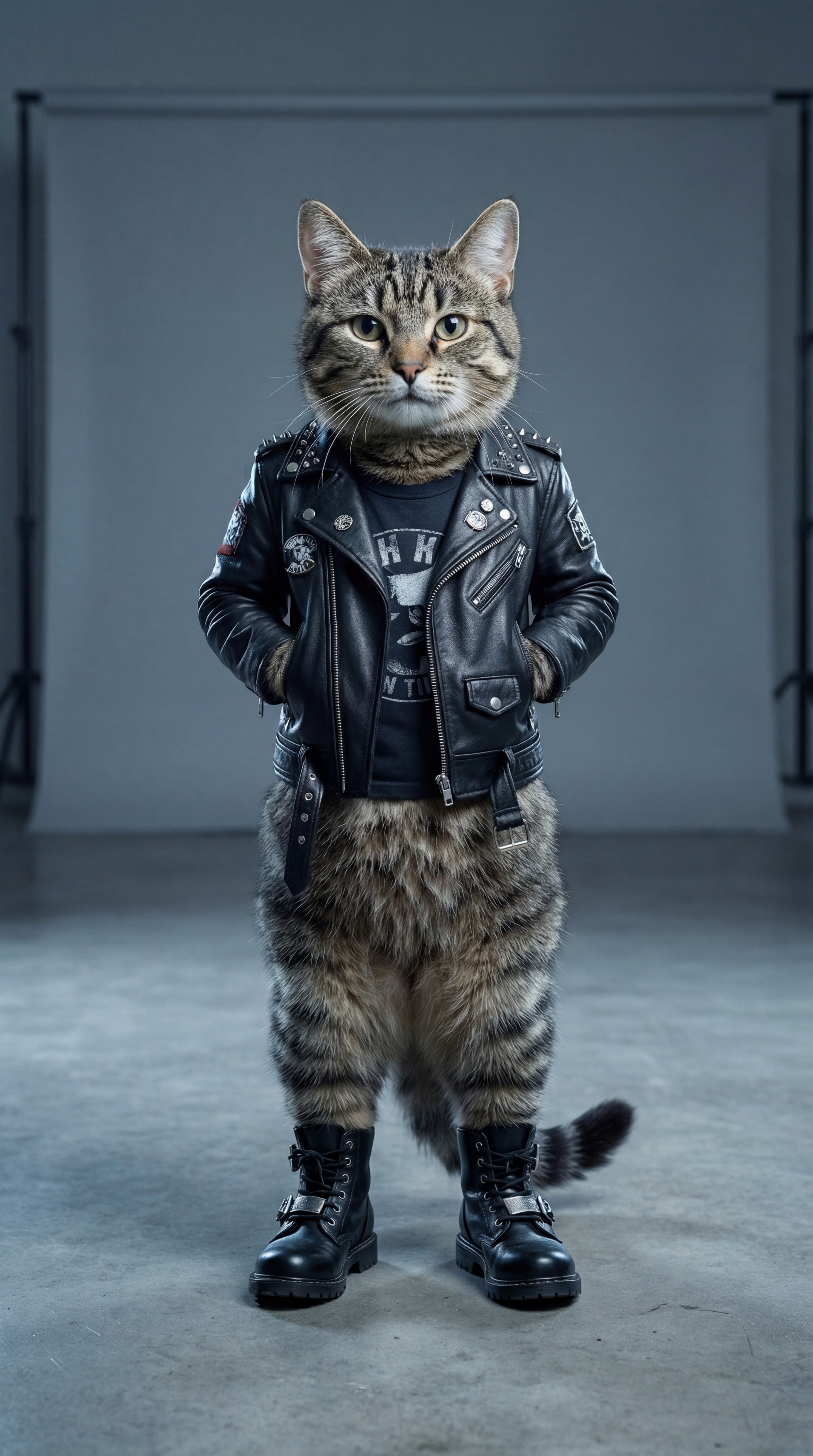 Animal portrait prepared for an AI animal dance video