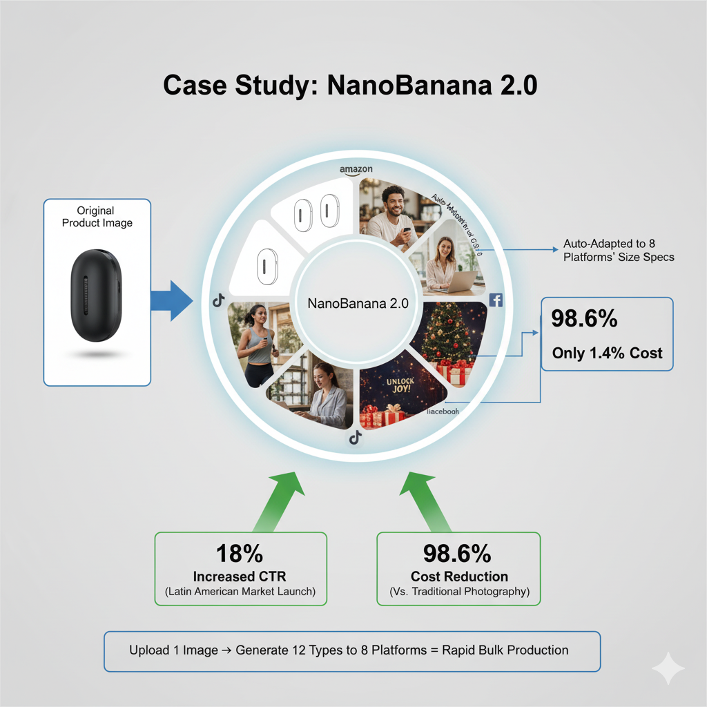 E-commerce marketing materials generated by Nano Banana 2.0